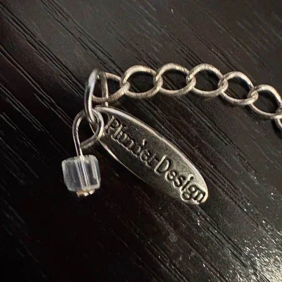 Crystal & Silver statement necklace - Picture 6 of 13